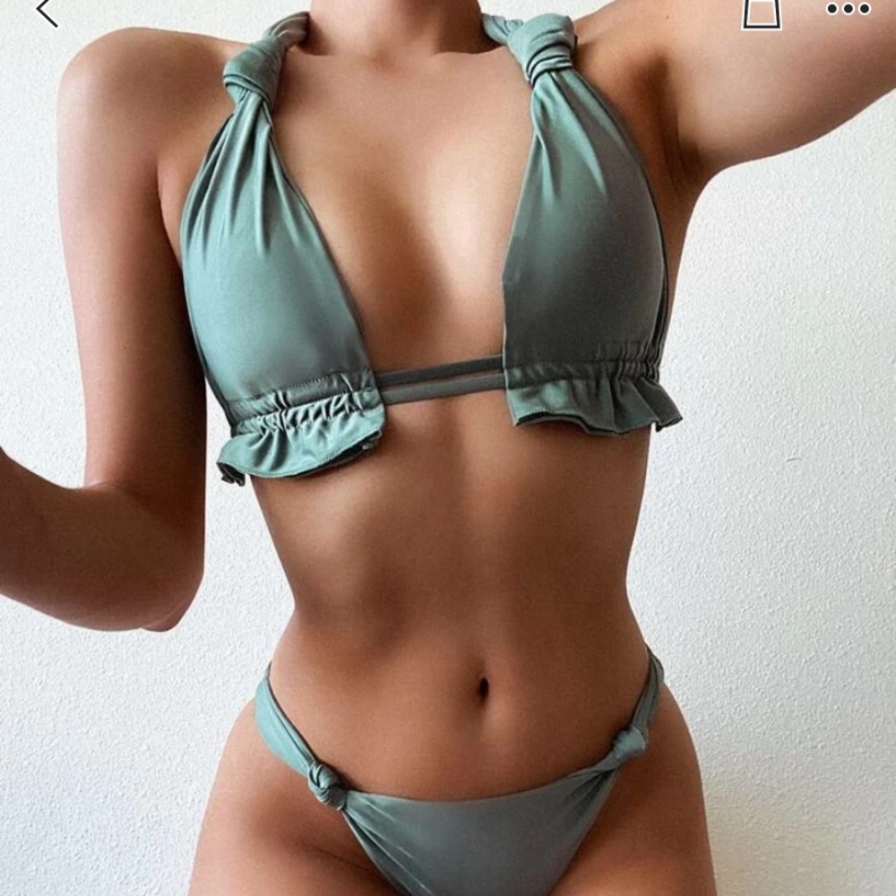 SHEIN halter bikini set